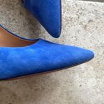 Tory Burch  Elana Suede 85mm Pump Jelly Blue Photo 3