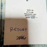 Pistola Surf Side Acid Wash Jeans Womens 26 High Rise Straight Leg Denim Photo 6