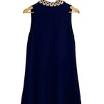 Lilly Pulitzer Jane Shift Dress True Navy Gold Details Size 6 Photo 3