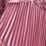 Mac Duggal Long Sleeve Pleated Charmeuse Cut Out Gown NWT Photo 10