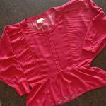 Maeve Anthropologie Chatham Polka Dot Blouse - size medium Photo 4