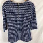 MELLODAY , Women’s 3/4 Sleeve Back Zip Tweed Top size small Photo 4