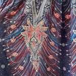 Banjamth Blue Peacock Lightweight Soft Gypsy Festival Abstract Bohemian Women’s Size M Photo 10