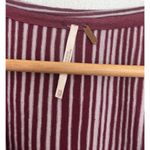 Free People Wrapped Around My Finger Top Ruffle Sleeve Burgundy V Neck Tie Boho Photo 5