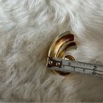 Conch Swirl Goldtone Pierced Earrings Gold Photo 6