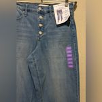 Skinny Girl  Jeans The High Rise - Button Front Cropped - Wide Leg - NWT - SZ 28/6 Photo 1