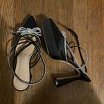 Wrapped Heels Black Size 7.5 Photo 3