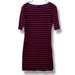 Ralph Lauren Black Label Navy Blue & Red Stripe Short Sleeve Dress Sz L Photo 4