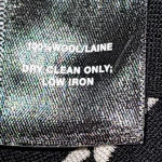 Lafayette 148 New York Womens Black White‎ Striped Long Sleeve Shirt Top Large Photo 4