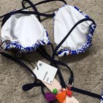 Nanette Lepore  blue and white bikini. NWT Photo 15