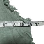 Umgee Boho Lightweight Flowy Mint Linen Sleeveless Split Side Tank Top Large Photo 5