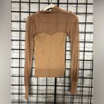 Free People Intimately  Mesh Top Tan Photo 1