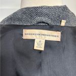 Grey moto zip up jacket with button Photo 3