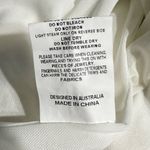 Elliatt Collins Mermaid Gown Women's Large Ivory Maxi Dress Strappy Square Neck Photo 6