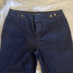 Chico's Stylish Navy Blue Women's Jeans dark blue like new flair hem Photo 1