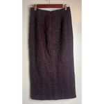 Brock Collection  Linen Wool Alpaca Blend Front Slit Pencil Skirt Sz. 2 Photo 2