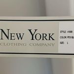 New York Clothing v neck black and white dress in size Large Photo 2