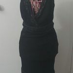 Nicole Miller Collection Lace Dress 2 Party Cocktail Wedding Bridal Tomato Girl Photo 0