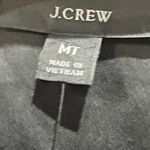 J‎ Crew Womens Blouse Black Size MT Medium Tall Long Sleeve Keyhole Puff Sleeve Photo 2