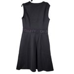 DKNY Women Black Sleeveless Zipper Fit Flare Knee Length Dress XS Photo 1