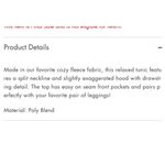 Andrew Marc  Sport Women's Fleece Split Neck Hoodie Black Size S NWT $79 Photo 9