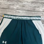 Under Armour Women's Loose Heatgear Athletic Short Shorts Teal White S SM Small Photo 5