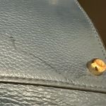 Coach C5689 Kleo Carryall Denim Blue Pebbled Suede Leather Satchel Shoulder Bag Photo 15