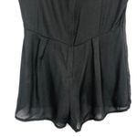 Therapy Short Sleeve Black Lace Romper Size S Photo 12