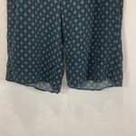 Torrid Wide Leg Diamond Print Black Turquoise Palazzo Trouser Capri Pants Size 2 Photo 9