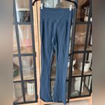 Brandy Melville navy priscilla yoga pants flare leggings foldover waist y2k fade Photo 1