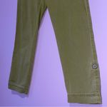 J.Jill Utility Ankle Pants Women Size 14 Green Cotton Stretch Casual Crop Photo 2