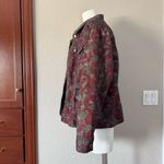 CJ Banks Red and Green Jean Jacket with Floral Pattern X Size undefined Photo 2