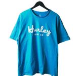 Urban Outfitters Hurley Surf Co T Shirt Blue XL Extra Large Classic Graphic Tee 100% Cotton Solid Photo 0