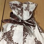 Ruby Rox Juniors/Women’s  Strapless Dress Stretchy Soft Comfy Brown White Size 3 Photo 6