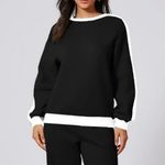 Black and White Tracksuit Set, Loose Fit Size undefined Photo 8