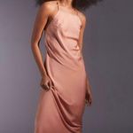 Urban Outfitters Arya Satin Cowl-Back Maxi Dress NWT Size XS Photo 0