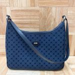 Pierre Cardin Vintage Navy Blue Signature Logo Shoulder Bag Photo 0