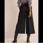 Boden Fluid Wide Leg Culotte Relaxed 14 Long Black Photo 2