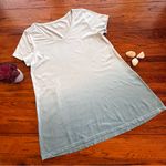 Pure Jill Dip Dye Elliptical Tee Ombré Sea Foam Green Size Small Size M Photo 0