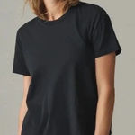 American Giant Classic Crew Neck T Shirt Black Cotton Made USA Size S Photo 0