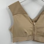 Tommie Copper Shoulder Support‎ Compression Bra Front Zipper Nude Tan Size XL Photo 3