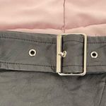 LF Seek The Label black vegan leather Moto biker asymmetrical zip mini skirt S Photo 9