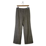 Ann Taylor Vintage Wool Dress Pants Womens 8 Beige Wide Leg Tweed Lined Career Photo 1