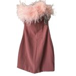 House Of CB 'Alexa' Warm Pink Mini Dress Size Small New w/tag Photo 3