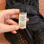 Free People BLACK CROCHET KNIT BOHO DRESS Photo 7