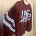 Ford Bronco 1966 Graphic Sweatshirt Maroon Women’s Size L NWT Brown Size L Photo 4