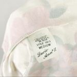 Vintage Satin Botanical Nightgown + Robe | Size M White Size M Photo 15