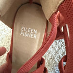 Eileen Fisher Suede Ankle Strappy Pumps Strap Heels Pointed Toe Rust Size 6 Photo 6