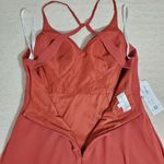 Azazie Davis Terracotta Maxi Dress Size A 14 Photo 3