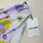 NEW Beth‎ Richards Delray 70’s Floral Bikini Bottoms, purple, size S Purple Photo 5